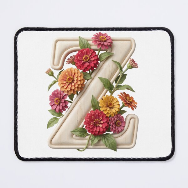 Item preview, Botanical Floral Letter Z Monogram designed and sold by Helenaphotoart.