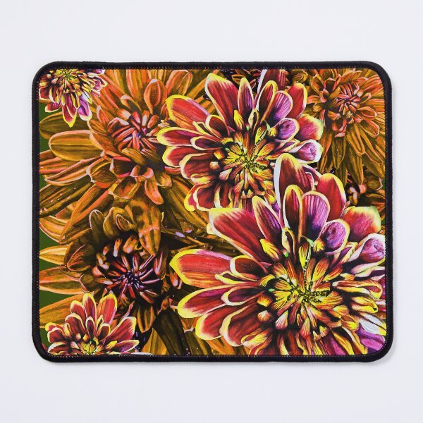 Item preview, Orange Chrysanthemums 4 designed and sold by nastiaart.