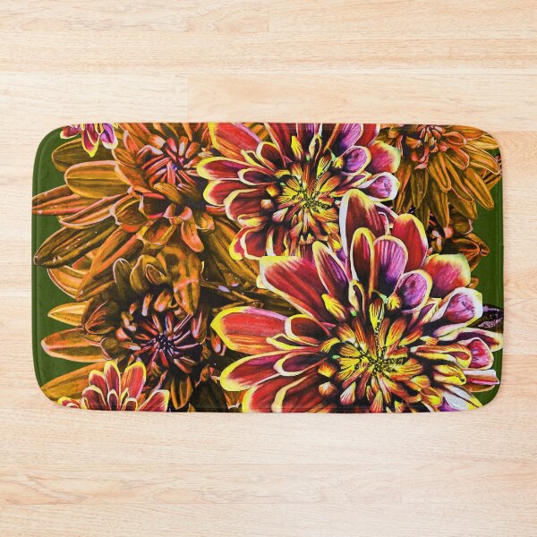 Item preview, Orange Chrysanthemums 4 designed and sold by nastiaart.
