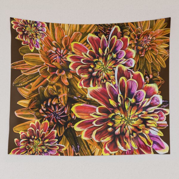 Item preview, Orange Chrysanthemums 5 designed and sold by nastiaart.