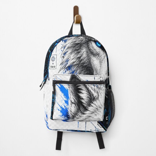 Item preview, The Wolf Code | Cyberpunk Wolf Streetwear | Futuristic Techwear Graphic designed and sold by TeeVibeHaus.