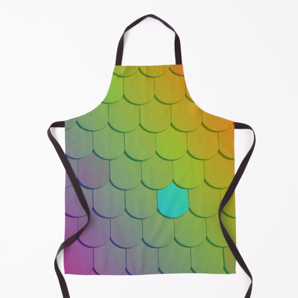 Item preview, Colorful Rainbow Roof Tile Pattern | Mosaic Scale Art Print | Bohemian Pattern Decor designed and sold by DigitalChickHub.