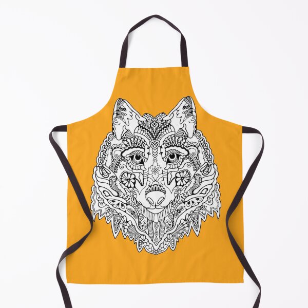 Item preview, Intricate Wolf Coloring Page For Custom Apparel designed and sold by Outlet Raloel.