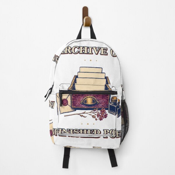 Item preview, Unfinished Poems Archive Vintage Writer Emblem designed and sold by Freshloop Studio | Whimsical Vintage Art.