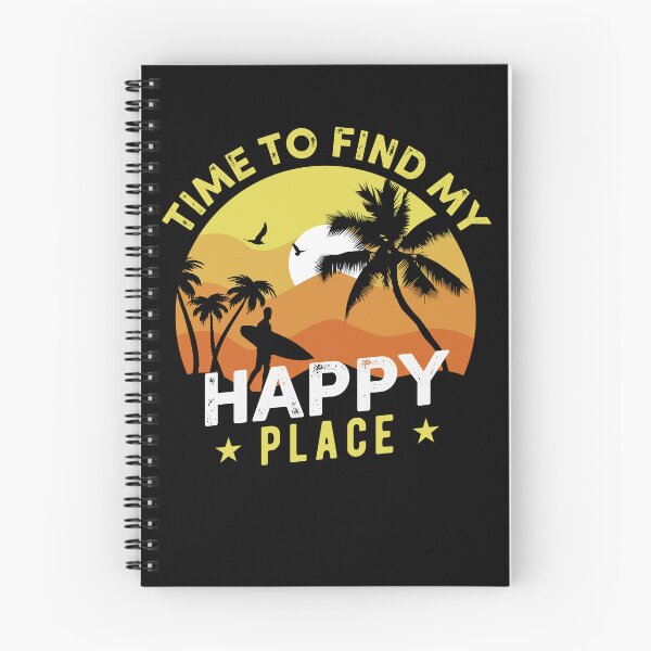 Item preview, Time to Find My Happy Place Wave Addict Gifts for Surf Lovers                          designed and sold by MalwasBasket.
