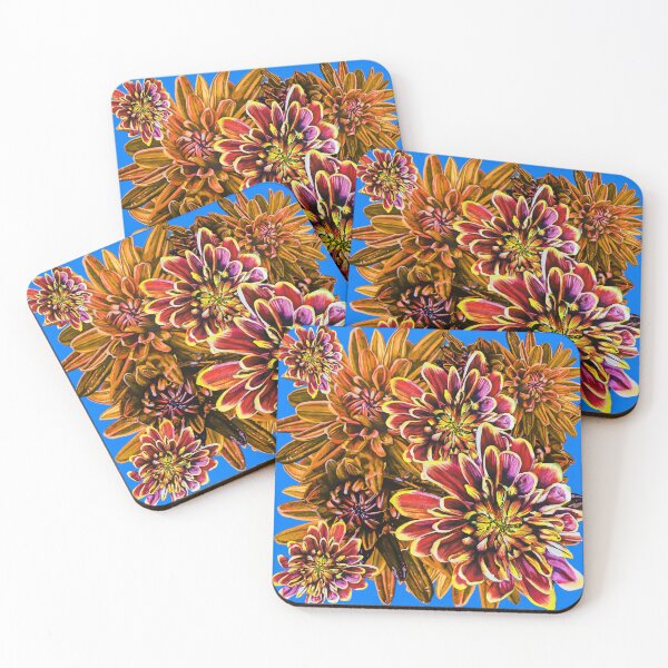 Item preview, Orange Chrysanthemums 6 designed and sold by nastiaart.
