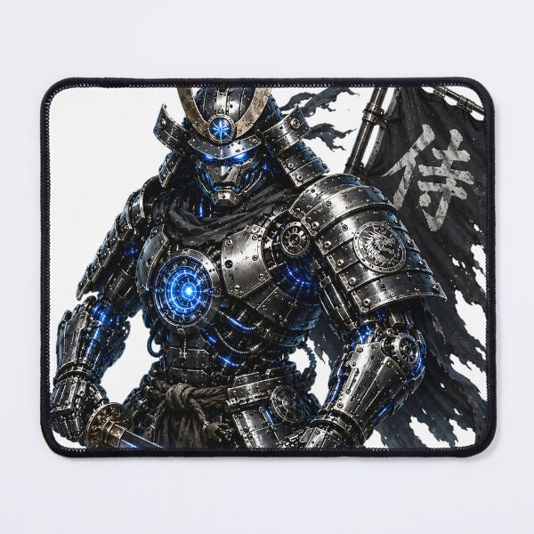 Item preview, Steel Samurai V1 – Futuristic Mechanical Samurai Warrior | Cyber Armor Art designed and sold by SteelCoat Studio.