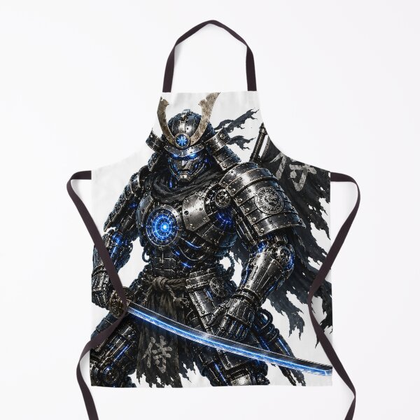Item preview, Steel Samurai V1 – Futuristic Mechanical Samurai Warrior | Cyber Armor Art designed and sold by SteelCoat Studio.