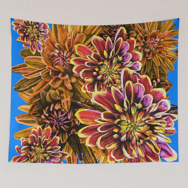 Item preview, Orange Chrysanthemums 6 designed and sold by nastiaart.
