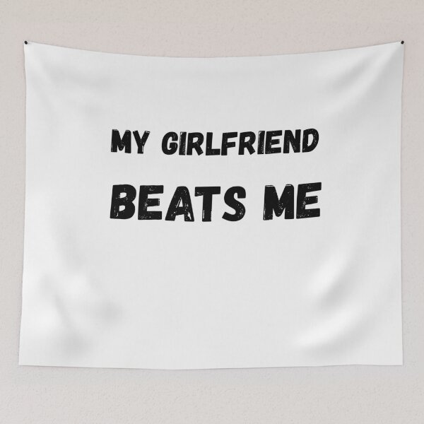 Item preview, My Girlfriend Beats Me Funny Gaming T-Shirt designed and sold by FoxFrame Studio.