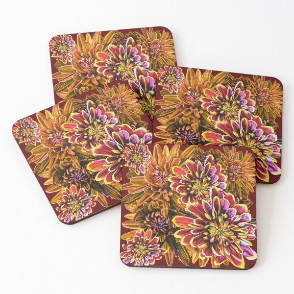 Item preview, Orange Chrysanthemums 7 designed and sold by nastiaart.