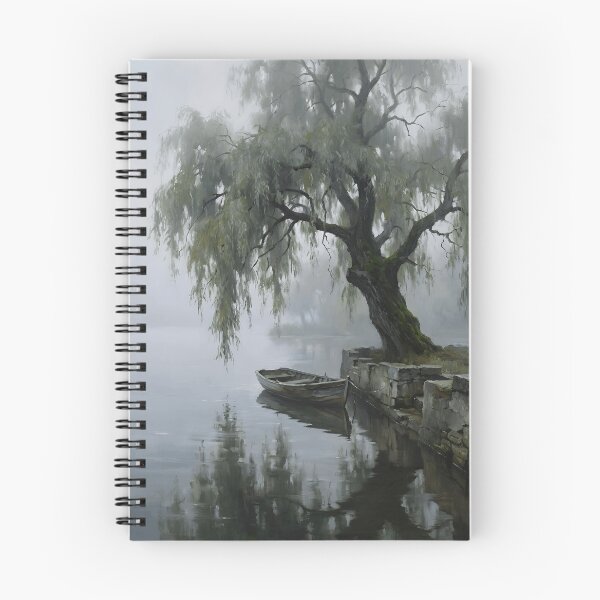 Item preview, Serene Riverside Willow Scene designed and sold by Glundungwalter.