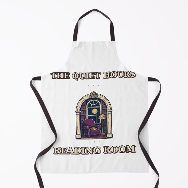 Item preview, Quiet Hours Reading Room Vintage Library Crest designed and sold by Freshloop Studio | Whimsical Vintage Art.