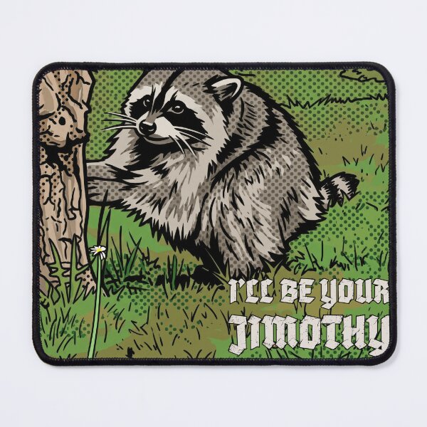 Item preview, Pop Art Raccoon I'll Be Your Jimothy Halftone Comic Design designed and sold by Terry Bain.