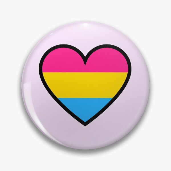Item preview, Pansexual Pride Heart designed and sold by Camilla Wynter.