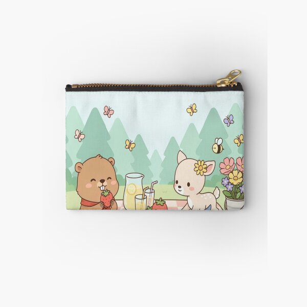 Item preview, Kawaii Woodland Friends Summer Picnic Cute Animal Design designed and sold by InspiredCreatives.