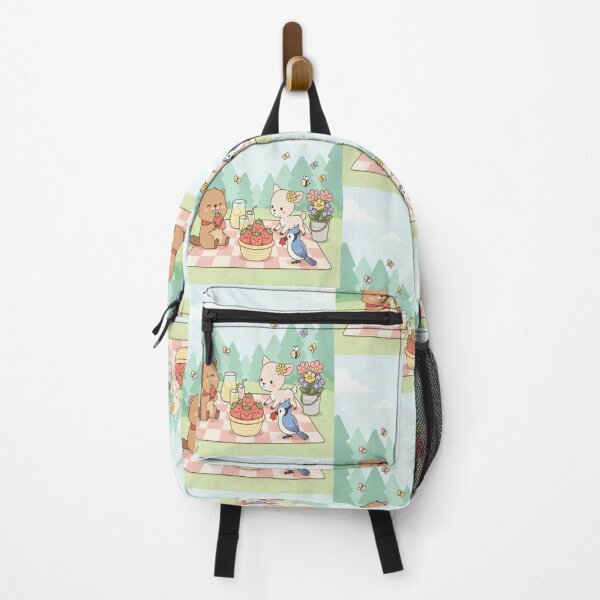 Item preview, Kawaii Woodland Friends Summer Picnic Cute Animal Design designed and sold by InspiredCreatives.