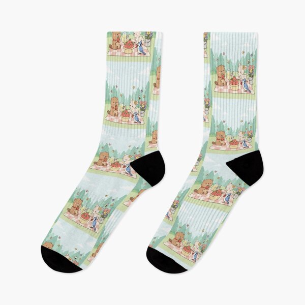 Item preview, Kawaii Woodland Friends Summer Picnic Cute Animal Design designed and sold by InspiredCreatives.
