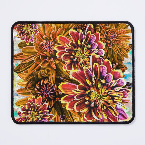 Item preview, Orange Chrysanthemums Background 1 designed and sold by nastiaart.