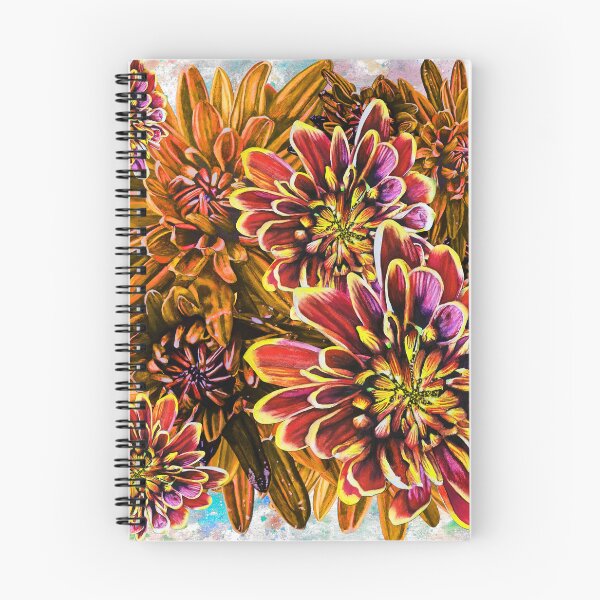 Item preview, Orange Chrysanthemums Background 1 designed and sold by nastiaart.