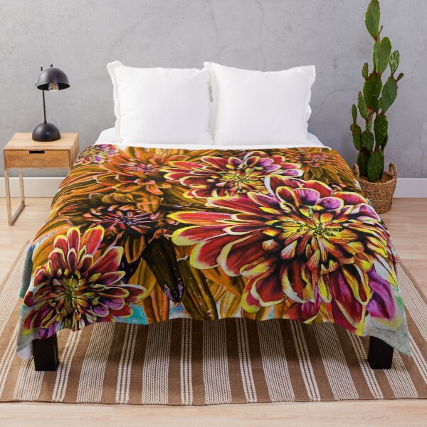Item preview, Orange Chrysanthemums Background 1 designed and sold by nastiaart.