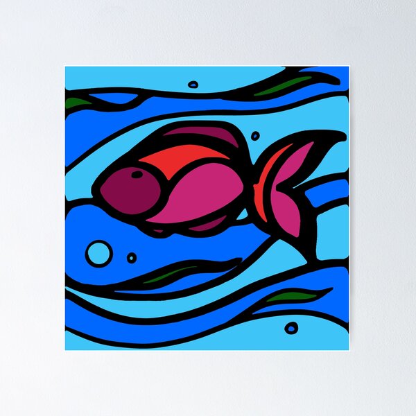 Item preview, River Current | Liuartstudio | Living Mosaic | 16 designed and sold by liuartstudio.