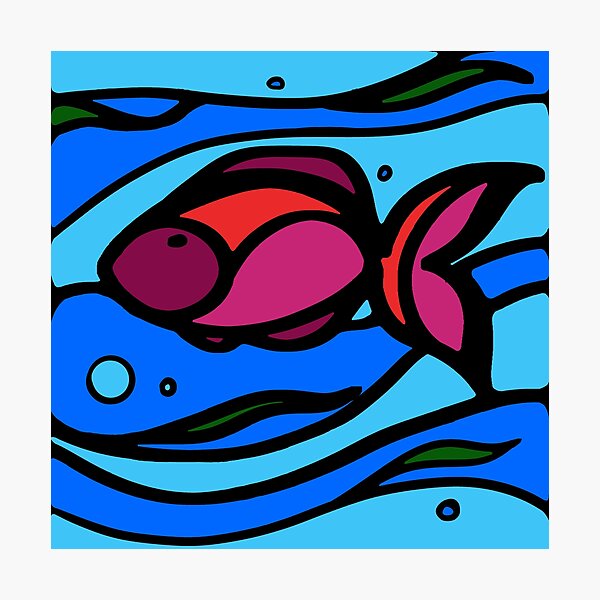 Item preview, River Current | Liuartstudio | Living Mosaic | 16 designed and sold by liuartstudio.