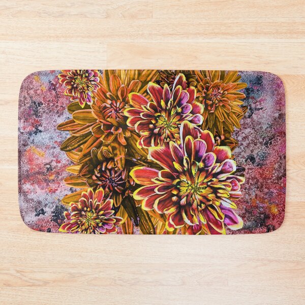 Item preview, Orange Chrysanthemums Background 2 designed and sold by nastiaart.