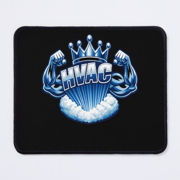 Item preview, HVAC King Strength Emblem - Bold Technician Pride Design designed and sold by FrozenHeat97.
