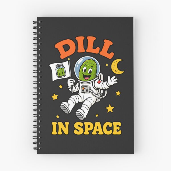Item preview, Dill In Space Funny Retro Astronaut Pickle designed and sold by DigitalGlade.