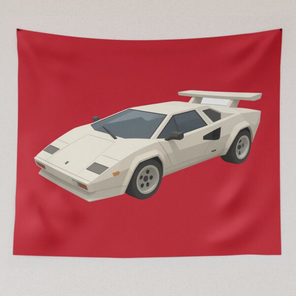Item preview, Lamborghini Countach Geometric Style designed and sold by Dimensionality.