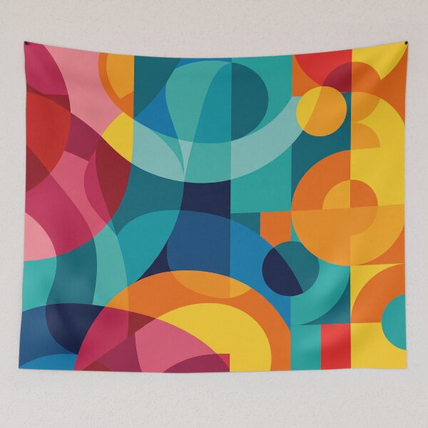 Item preview, Modern Geometric Abstraction – Bauhaus Style designed and sold by Timegraf.