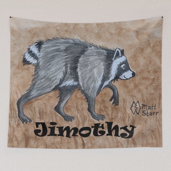 Item preview, Jimothy the Raccoon  designed and sold by Matt Starr Fine Art .