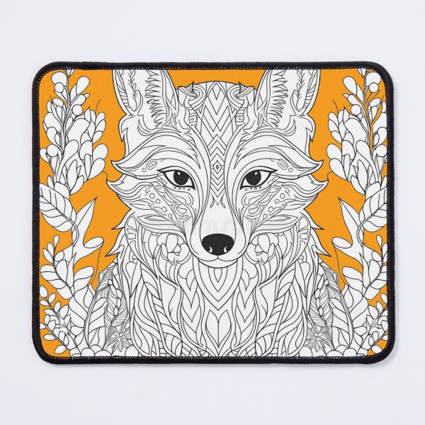 Item preview, Paint Your Own Unique Fox Fabric Art designed and sold by Outlet Raloel.