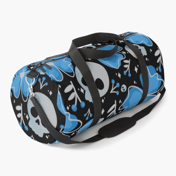 Item preview, Skulls and Stars in Wildflower Meadow in blue designed and sold by studioaudrea.