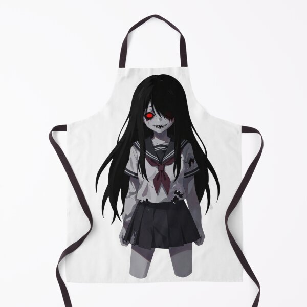 Item preview, Scary anime school girl designed and sold by Woodins.