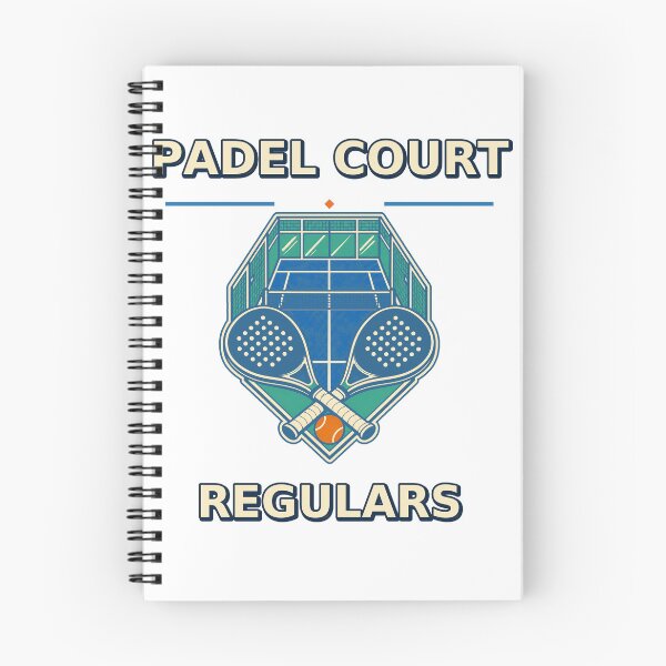 Item preview, Retro Padel Court Regulars Racket Club Badge designed and sold by Freshloop Studio | Whimsical Vintage Art.