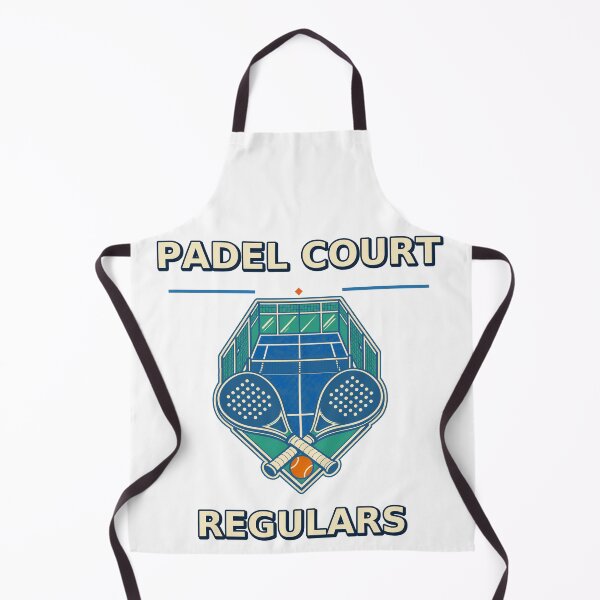 Item preview, Retro Padel Court Regulars Racket Club Badge designed and sold by Freshloop Studio | Whimsical Vintage Art.
