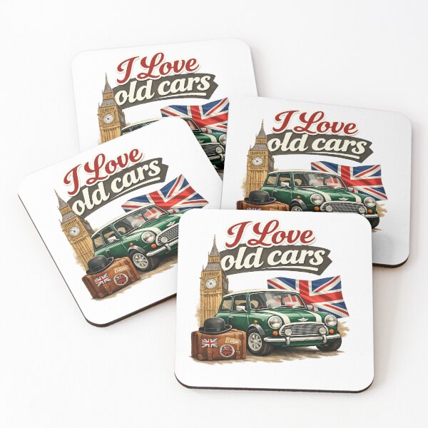 Item preview, I love old cars Mini 2 designed and sold by PabDam.