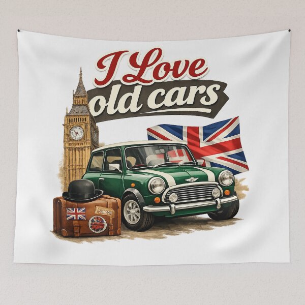 Item preview, I love old cars Mini 2 designed and sold by PabDam.