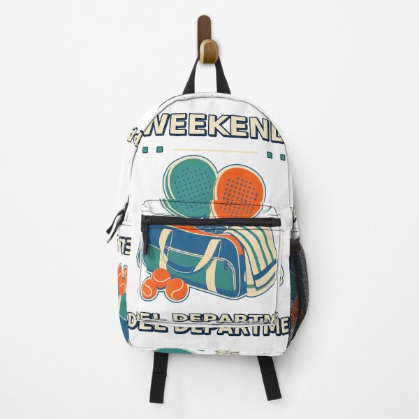 Item preview, Weekend Padel Department Vintage Sports Bag Graphic designed and sold by Freshloop Studio | Whimsical Vintage Art.