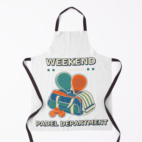 Item preview, Weekend Padel Department Vintage Sports Bag Graphic designed and sold by Freshloop Studio | Whimsical Vintage Art.