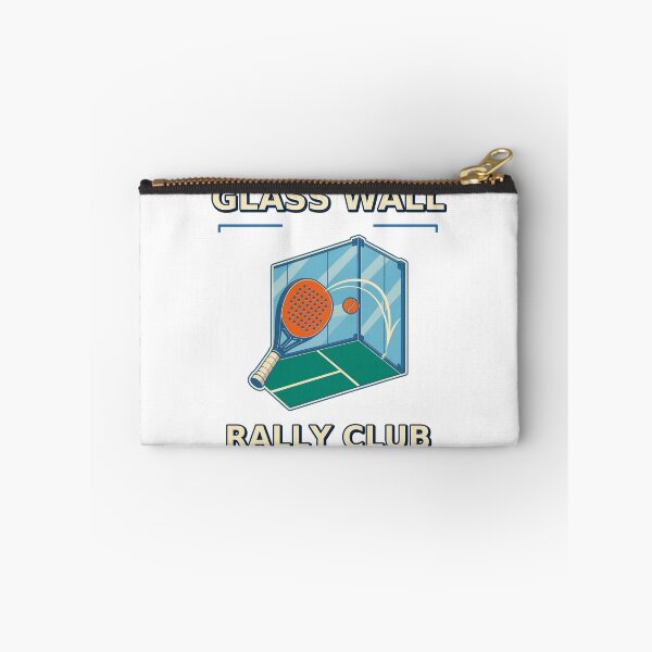 Item preview, Glass Wall Rally Club Retro Padel Design designed and sold by Freshloop Studio | Whimsical Vintage Art.