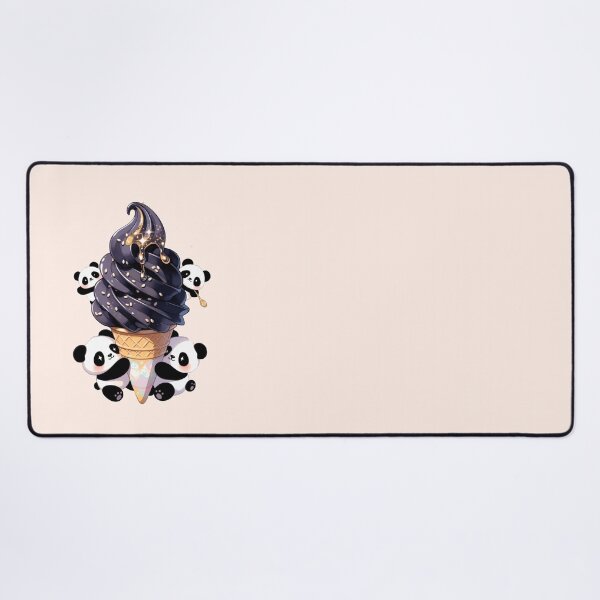 Item preview, Black sesame Ice Cream Panda designed and sold by Tanya Zevallos.