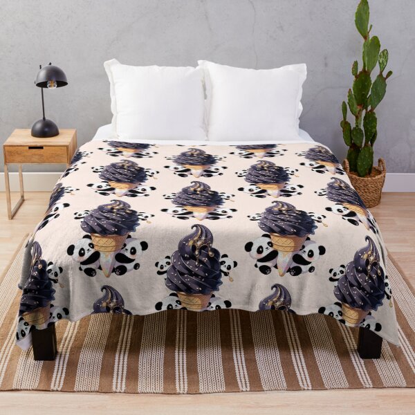 Item preview, Black sesame Ice Cream Panda designed and sold by Tanya Zevallos.