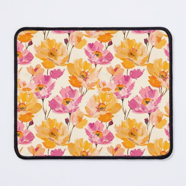 Item preview, Vibrant Pink Orange Abstract Watercolor Floral designed and sold by arteresting-art.