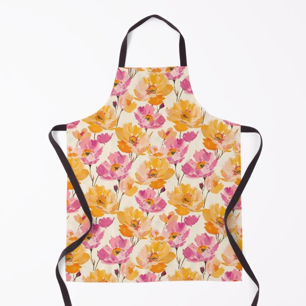 Item preview, Vibrant Pink Orange Abstract Watercolor Floral designed and sold by arteresting-art.