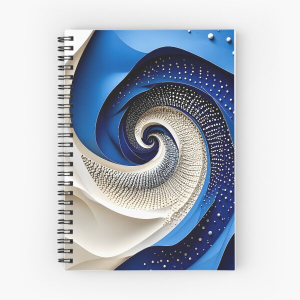 Item preview, Abstract Blue and White Composition designed and sold by Vicky Brago-Mitchell®.