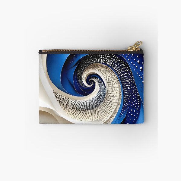 Item preview, Abstract Blue and White Composition designed and sold by Vicky Brago-Mitchell®.