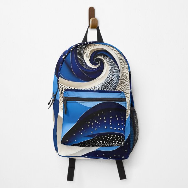 Item preview, Abstract Blue and White Composition designed and sold by Vicky Brago-Mitchell®.